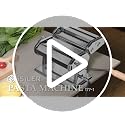 3-in-1 Pasta Maker with Adjustable Thickness & Cutters - Durable Dough Roller Kit