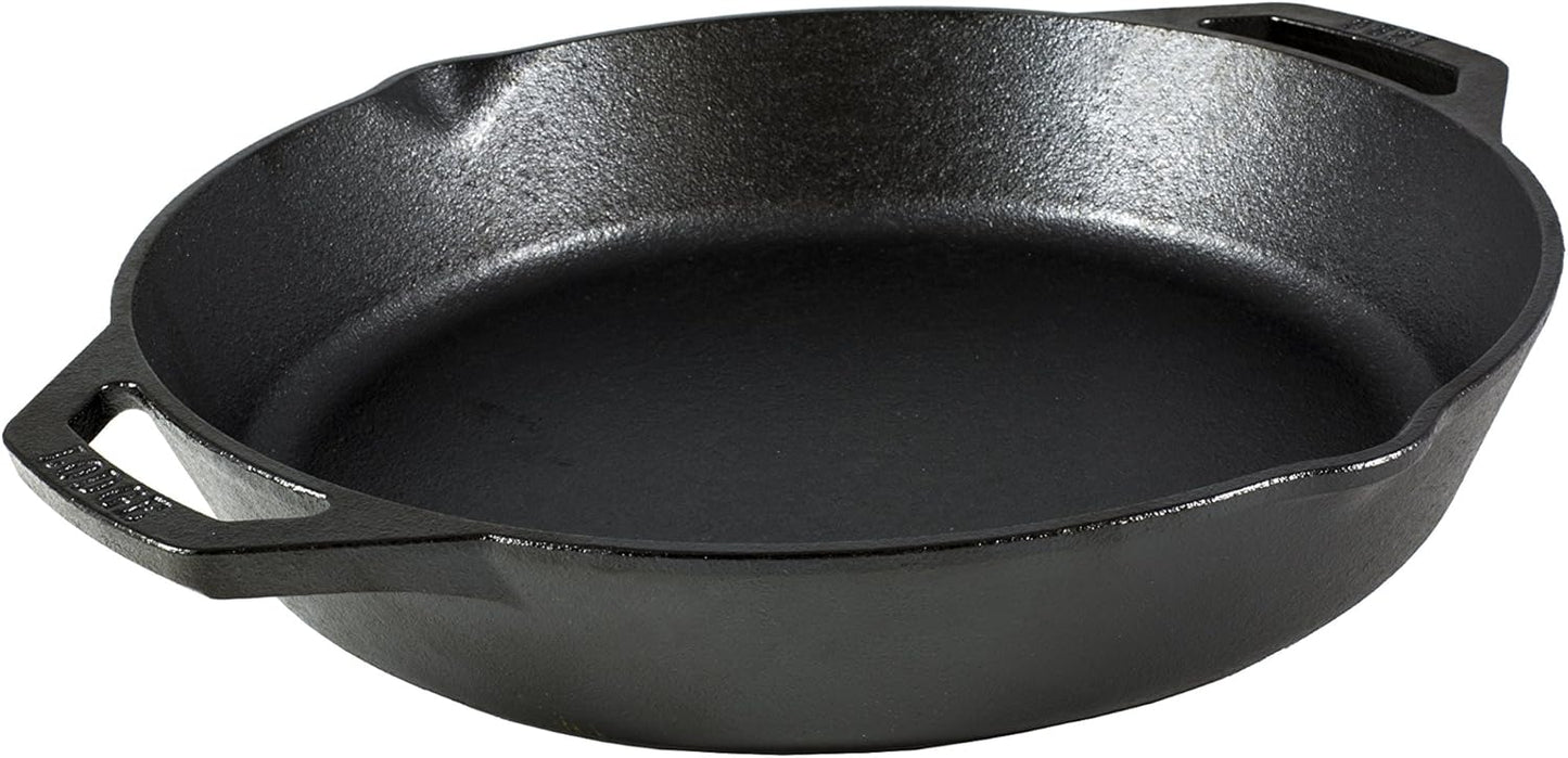 Lodge 10.25 Inch Pre-Seasoned Cast Iron Skillet - Versatile Cooking for Oven, Stove, Grill & Campfire - Black