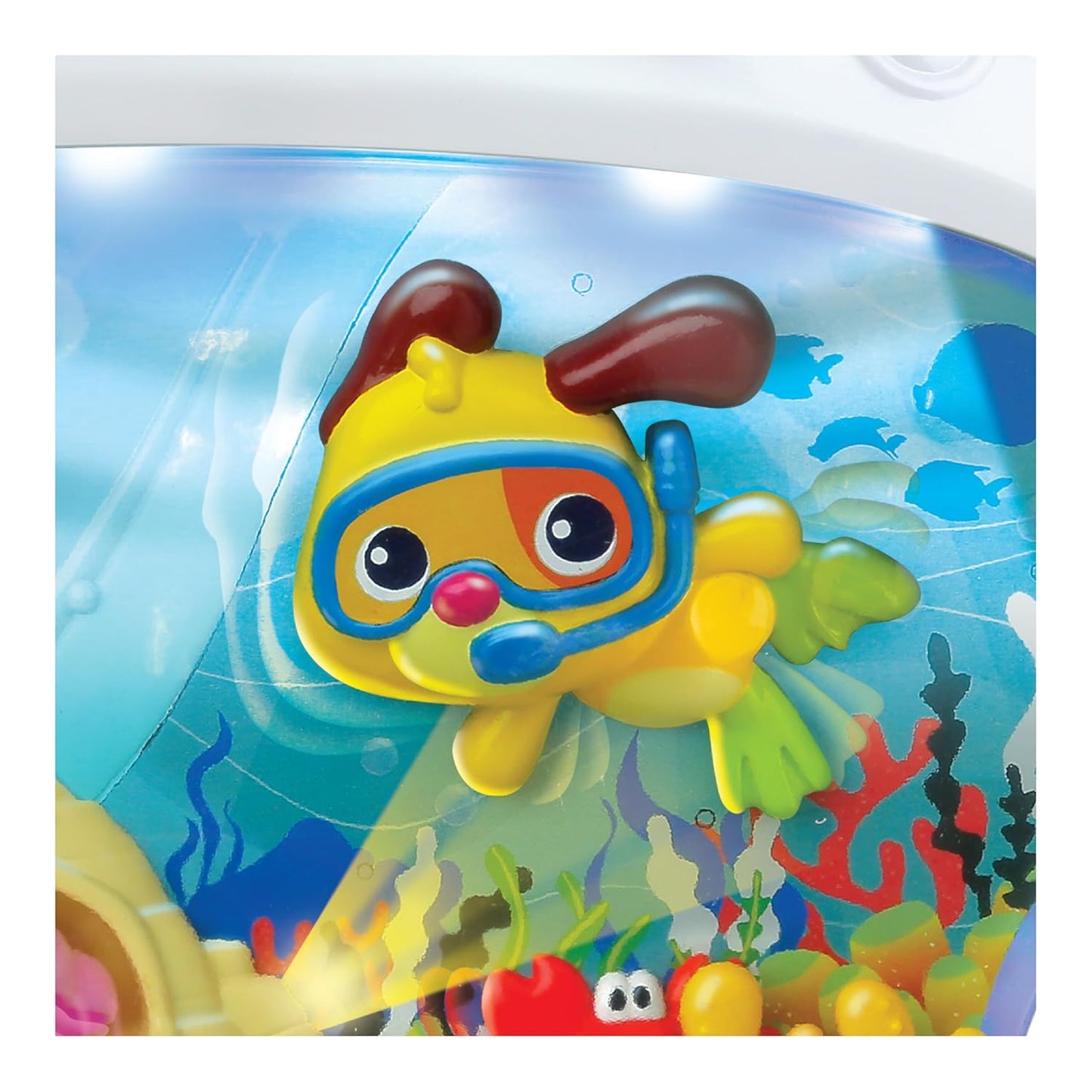 Winfun 3-in-1 Soothing Seas Nightlight - Music Box Projector with Calming Lullabies | Perfect Baby Gift for Crib or Tabletop