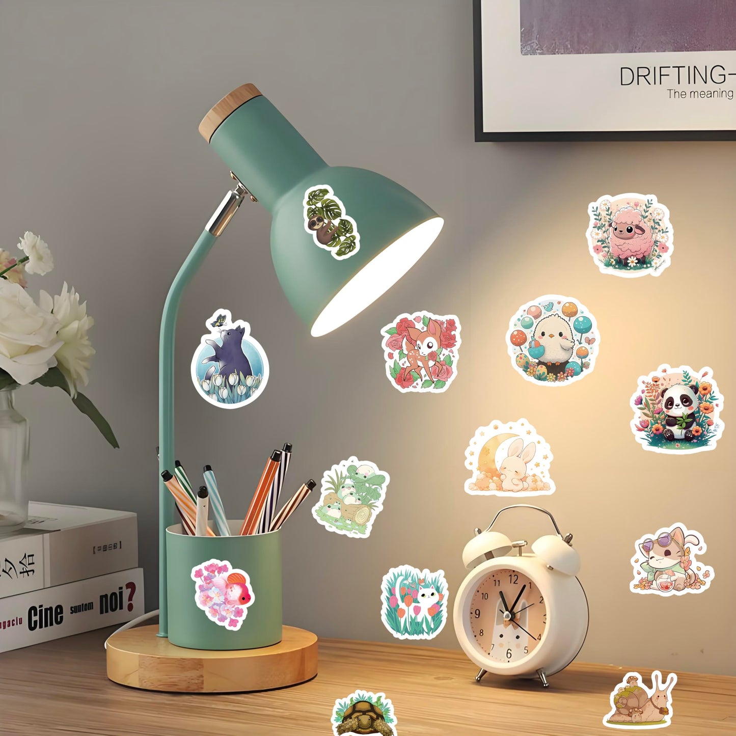 Happy Birthday Stickers, 100Pcs Cute Birthday Stickers for Water Bottle, Waterproof Laptop Skateboard Guitar Scrapbook Journalin