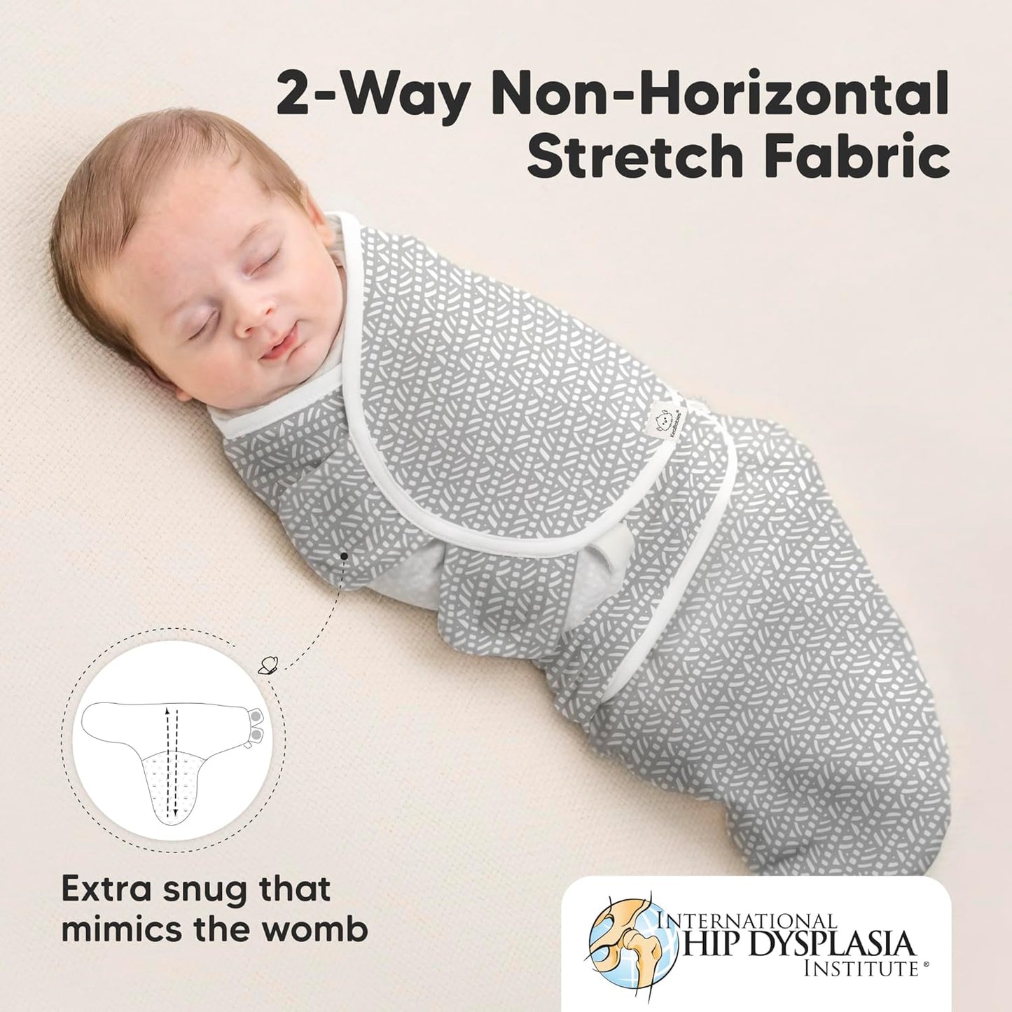 Nordic Organic Baby Swaddle Sleep Sacks - Soft & Snug for Newborns 0-3 Months | 3-Pack, Unisex