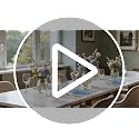 DaYammi 350pcs Clear Blue Plastic Dinnerware Set for 50 Guests - Includes Plates, Utensils, Cups & Napkins