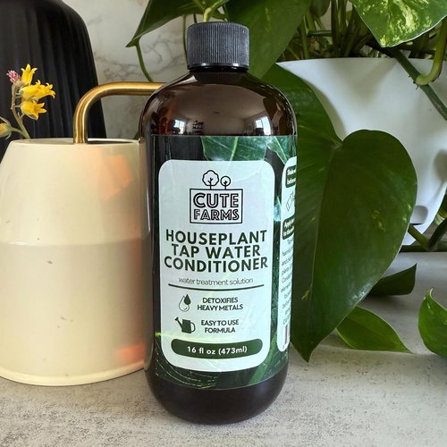 Cute Farms Tap Water Conditioner - Detoxify Heavy Metals, Remove Chlorine & Balance pH | 16oz for Houseplants, Hydroponics & Aquariums