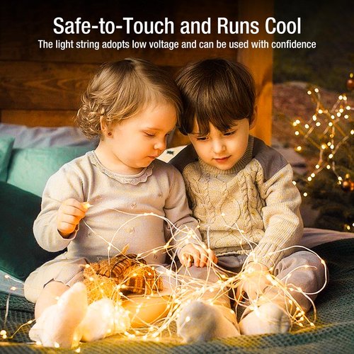 Fairdeer 6 Pack Fairy Lights Battery Operated - 7ft 20 Led Twinkle Lights 3 Modes, Bulk Mini String Lights Waterproof for Mason Jars Vases DIY Party Wedding-Warm White & Cold White