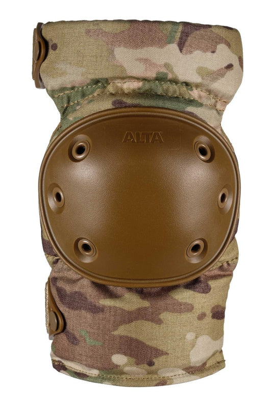 ALTA 52913.16 AltaCONTOUR Knee Protector Pad, MultiCAM Cordura Nylon Fabric, AltaLOK Fastening, Flexible Cap, Round, Coyote