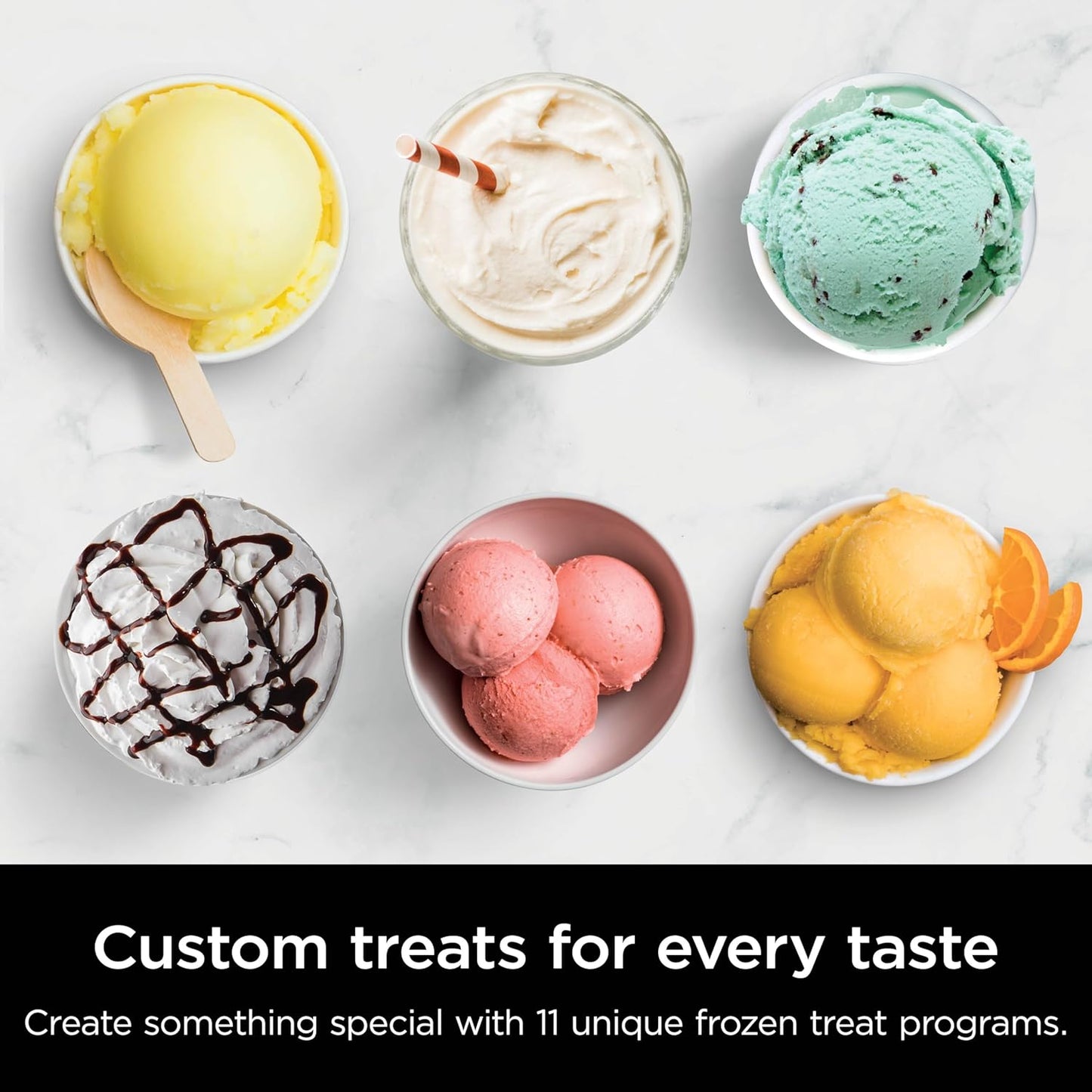Ninja CREAMi Deluxe Ice Cream Maker - 11-in-1 Frozen Treat Machine with 4 Family-Sized Tubs | XL Capacity, Silver