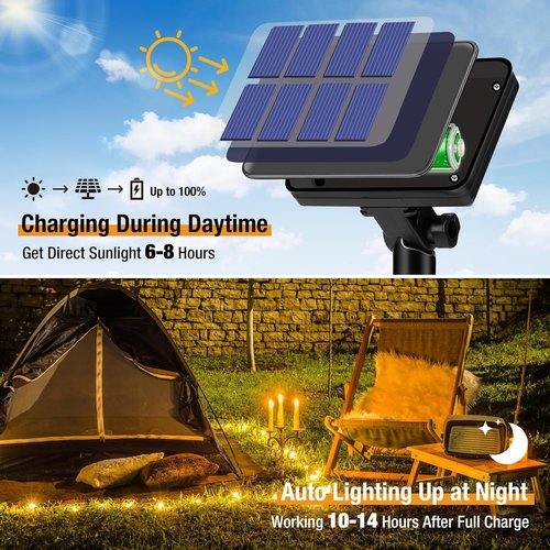 Btfarm Solar String Lights - 132FT 320LED Waterproof Fairy Lights | 8 Modes, Copper Wire for Outdoor Decor