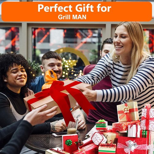 BANGIE 17" Silicone Griddle Mat - UV-Resistant & Anti-Warping Cover for Blackstone Grill (Orange)