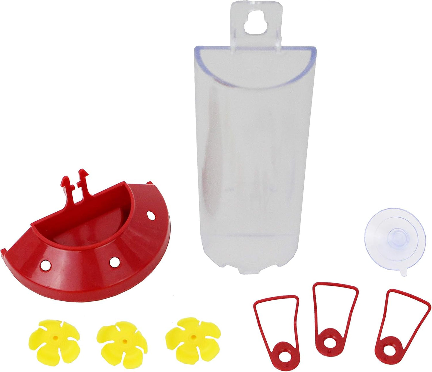 Perky-Pet Hummingbird Feeder - 8 oz Plastic Window Mount with Perches for Outdoor Use