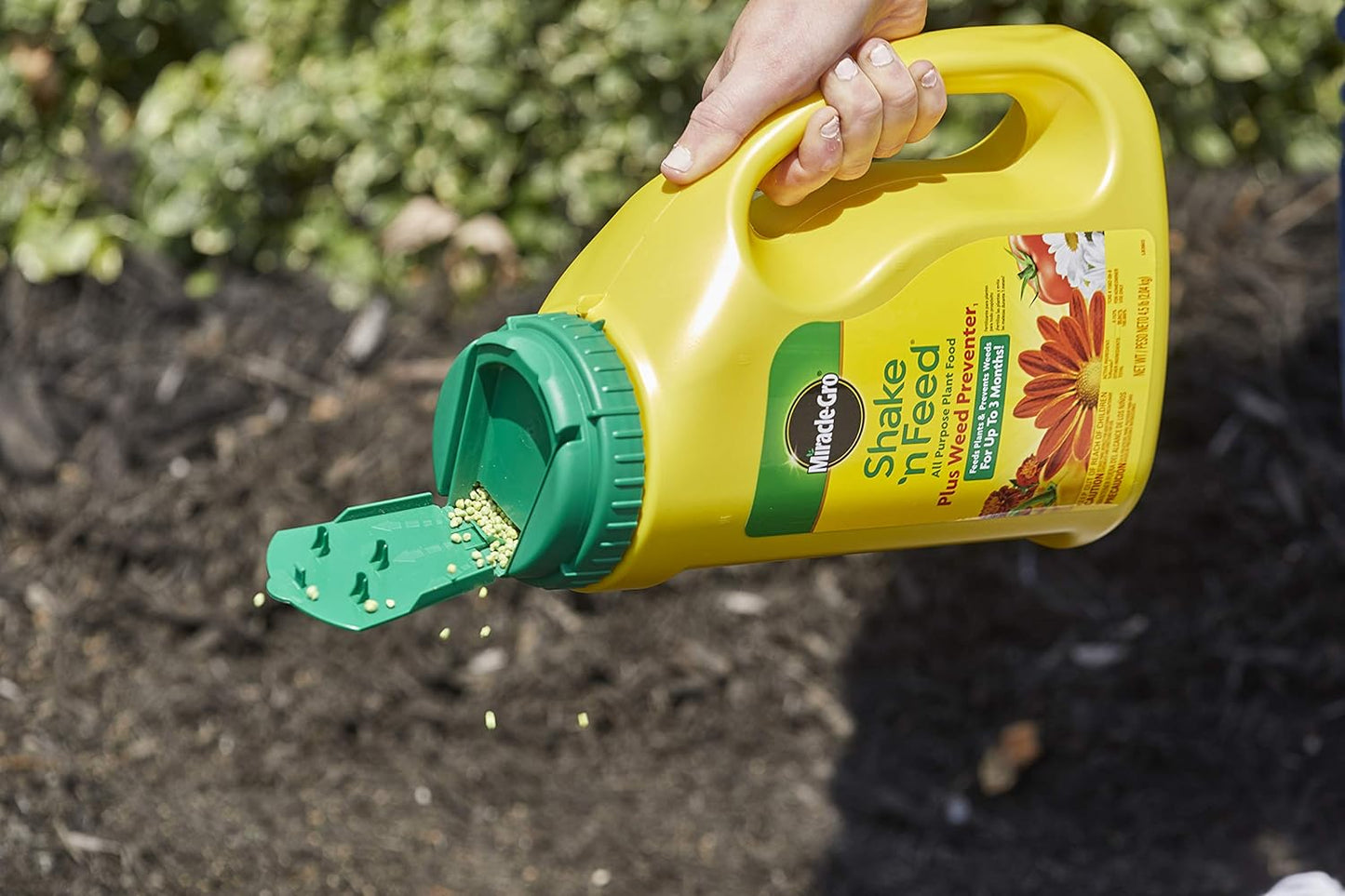 Miracle-Gro Shake 'N Feed All Purpose Plant Food - Prevents Crabgrass & Weeds | 4.5 lb