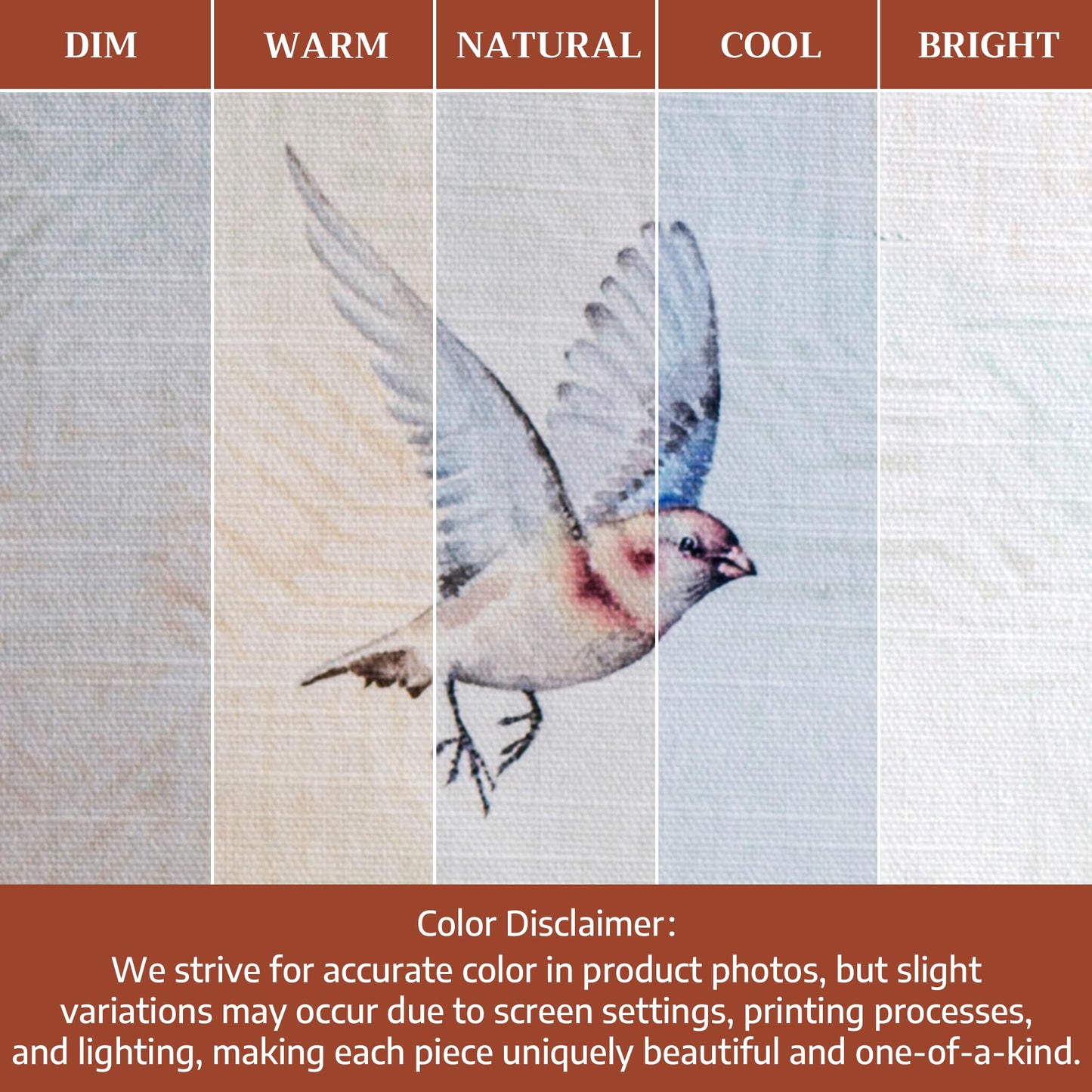 Maison d' Hermine Table Cloth Rectangle Table 100% Cotton 54 x 72 Inches Tablecloth Reusable Decorative for Dining Kitchen Room Farmhouse Home Gifts for Mothers Day Spring Summer - Flying Birds