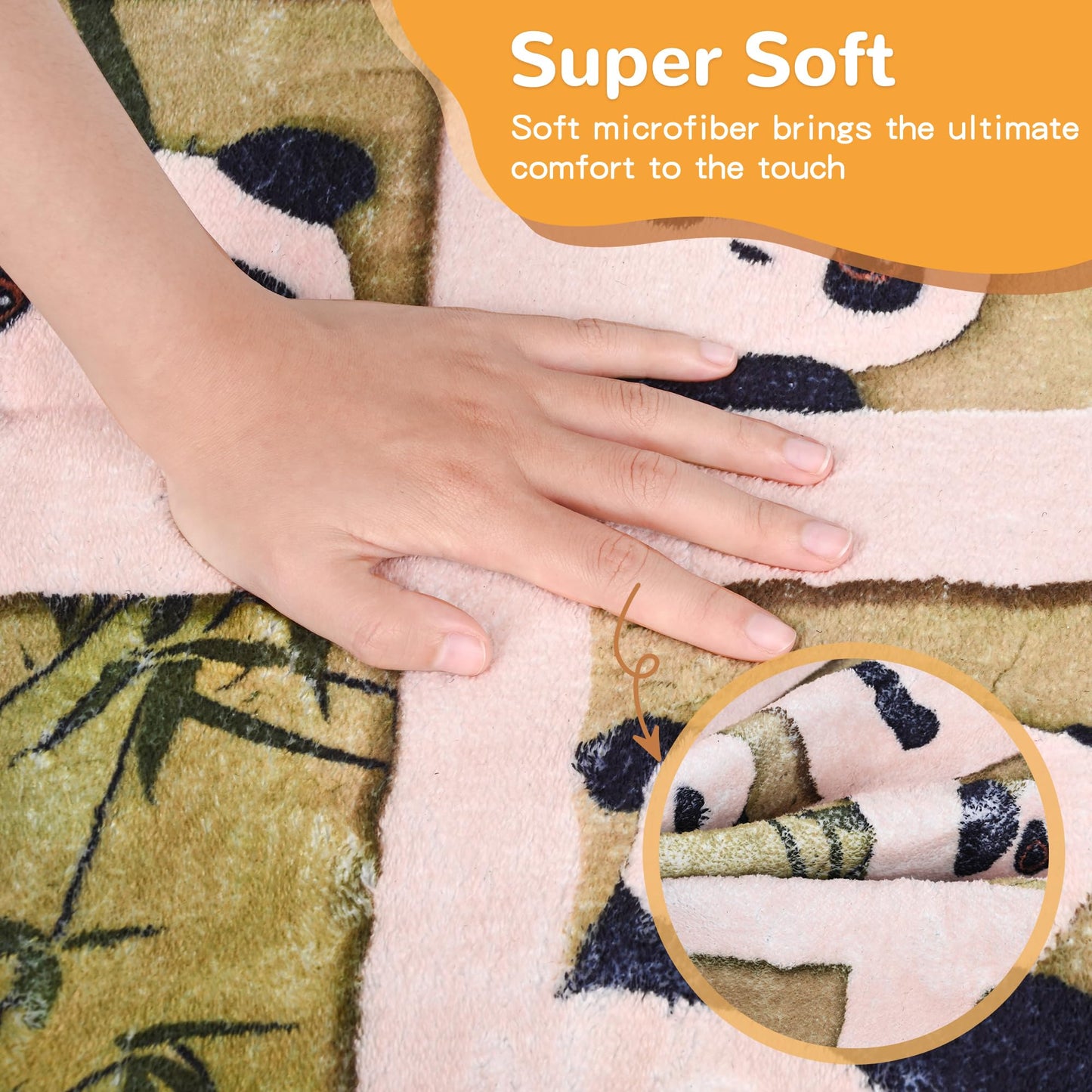Area Rugs for Bedroom 1.3' X 3.9', Washable Cat Irregular Shaped Rug Cute Carpet Kid Funny Cartoon Rugs, Room Decor Cat Dog Shaped Pet and Children Entryway Rug (G1 Square Panda)