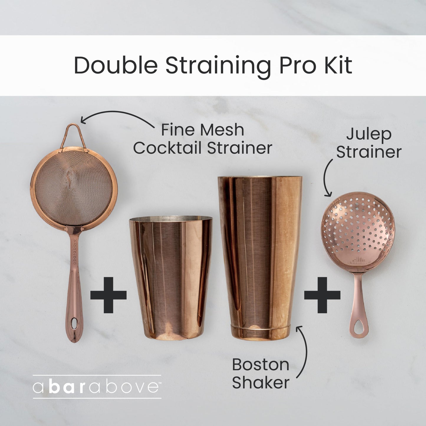 A Bar Above Stainless Steel Fine Mesh Cocktail Strainer, 304 Conical Sieve with Ergonomic Handle, Rustproof Bartender Tool for Double-Straining Tea, Coffee, Kombucha, and Culinary Prep