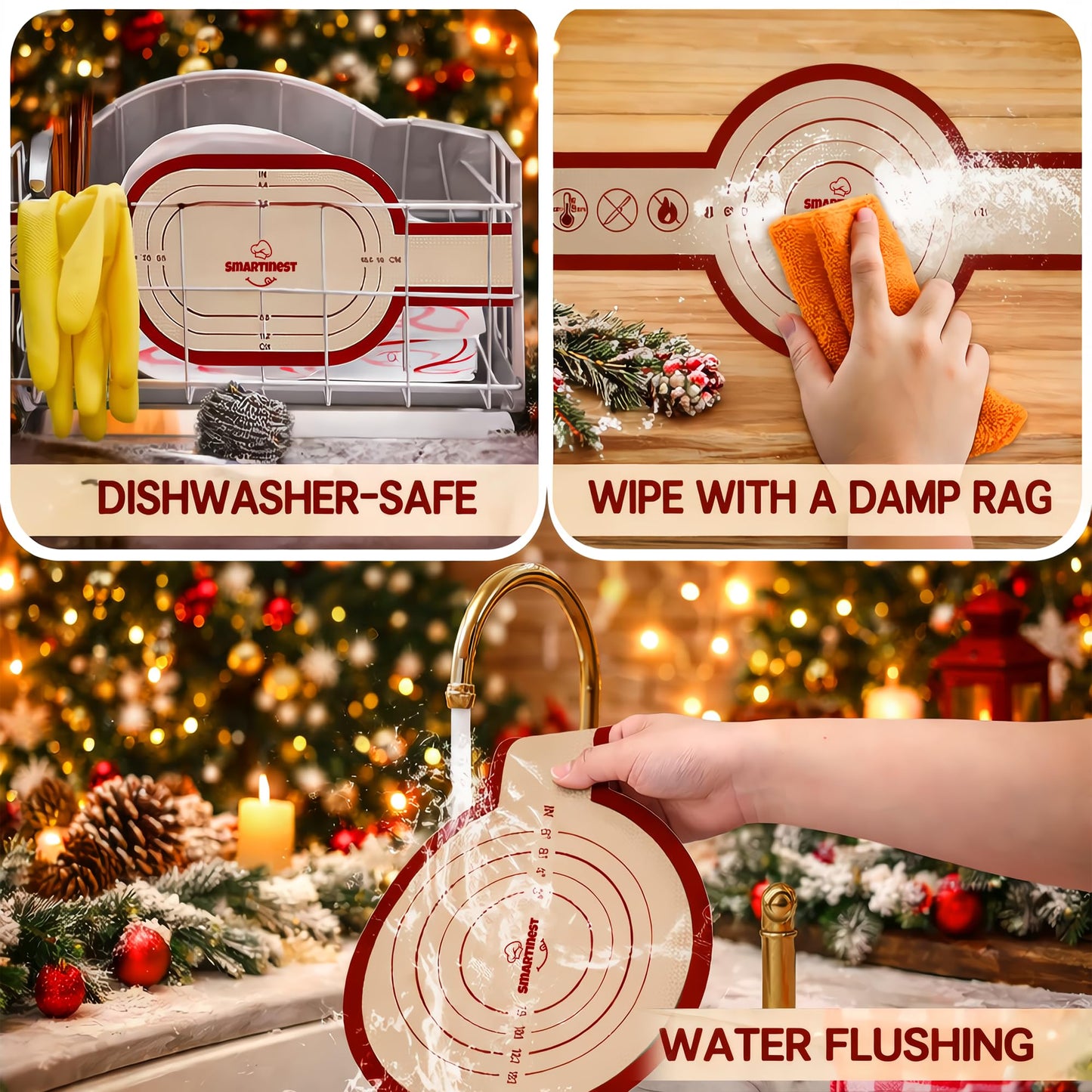 Sourdough Silicone Bread Sling for Dutch Oven, 2PCS Non-Stick Reusable Baking Mat with Long Handles, Essentials Bread Making Supplies for Dough Transfer and Loaf Pan Lifter Liner, Set Of Oval & Round