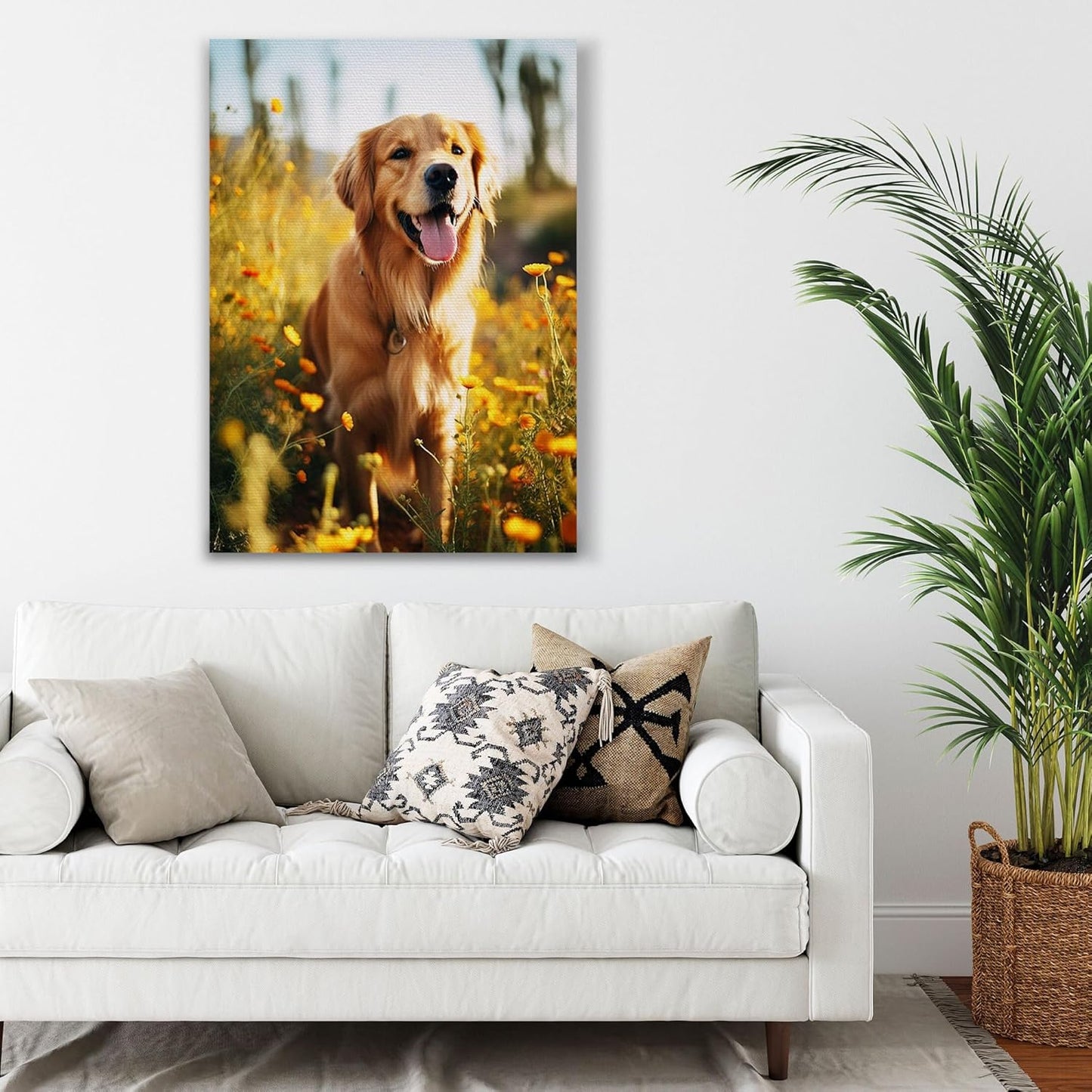 Specpix Custom Canvas Prints - Personalized Wall Art for Family, Pets & Couples | 24x32" Framed