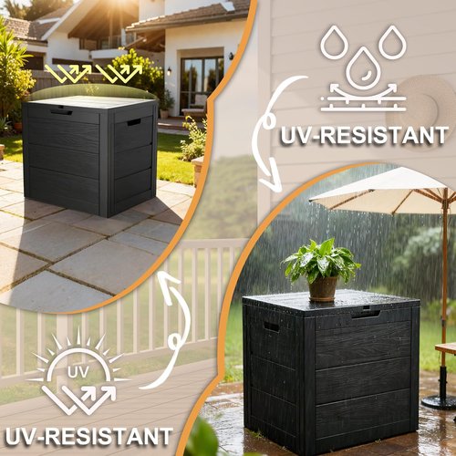 35 Gallon Outdoor Storage Box by [Brand Name] - Waterproof Patio Storage Solution for Garden & Camping