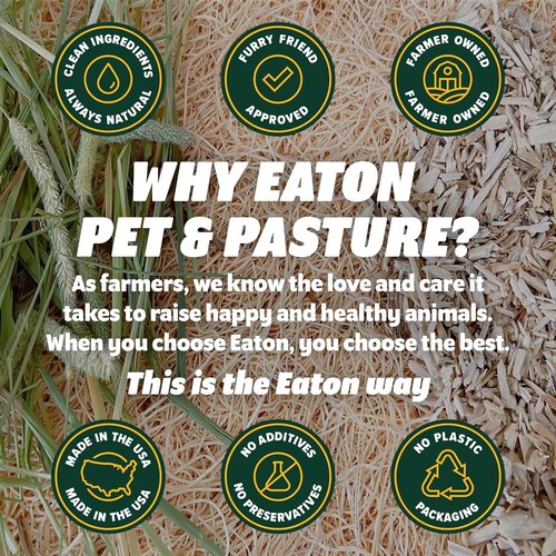 Eaton Pet and Pasture Hemp Pet Bedding - Eco-Friendly, Highly Absorbent for Small Pets | 28L