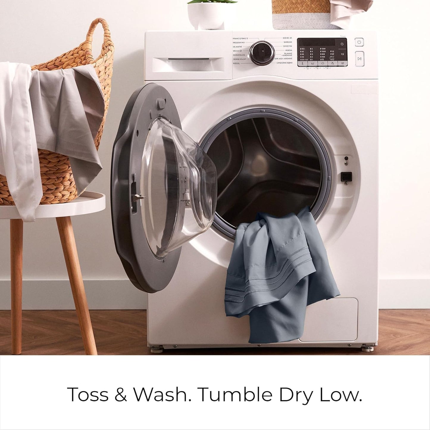 Mellanni Twin Sheets Set - 3 PC Hotel Luxury Bedding | Extra Soft, Cooling, Wrinkle-Resistant (Twin, Mineral Gray)
