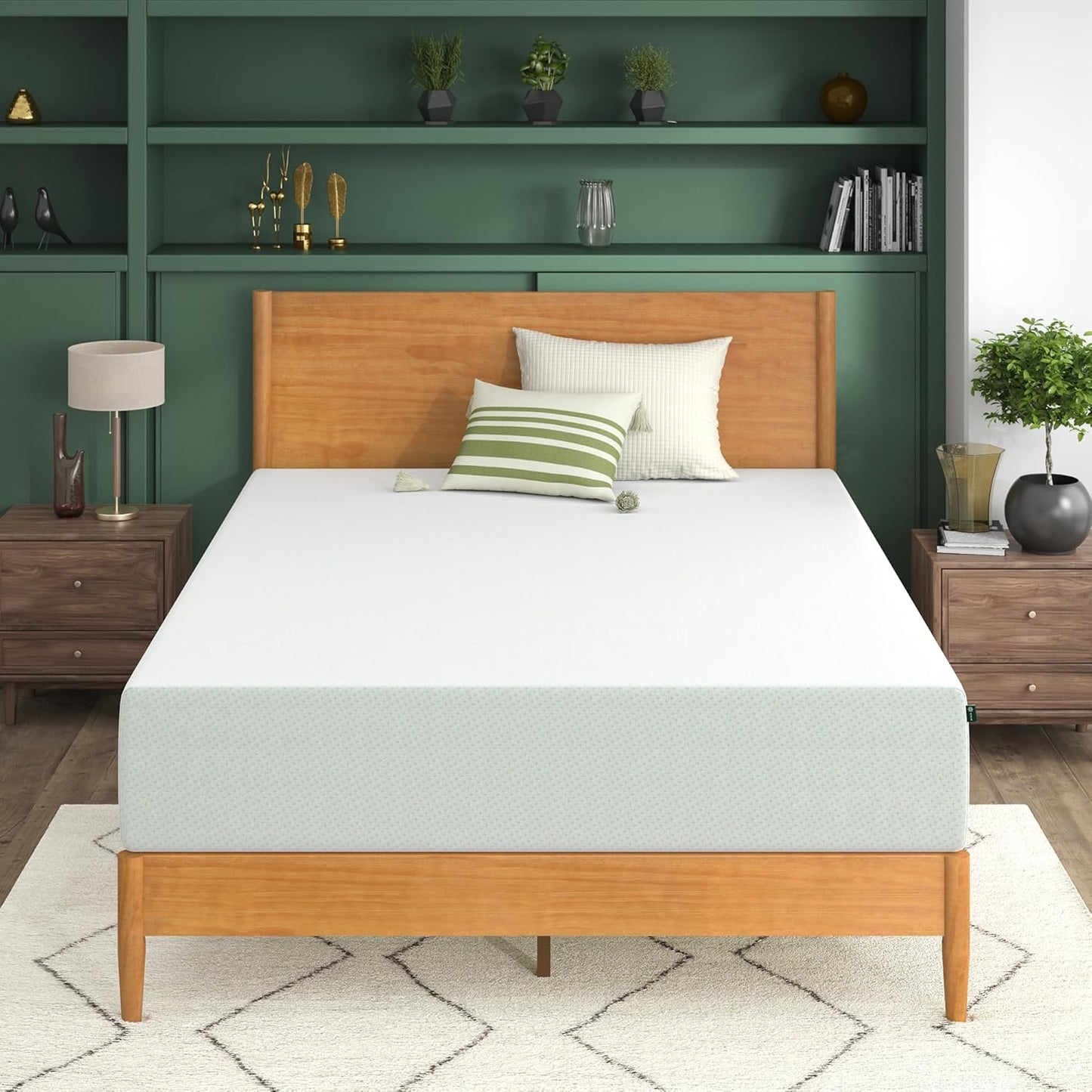 Zinus Memory Foam Mattress - 12 Inch Green Tea Infused Comfort | Full Size