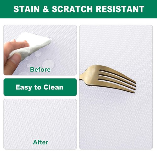 Biscaynebay Textured Fabric Square Tablecloths 90x90 Inches, White Water Resistant Card Table Cloth Folding Table Cover for Dining, Kitchen, Wedding and Parties etc. Machine Washable