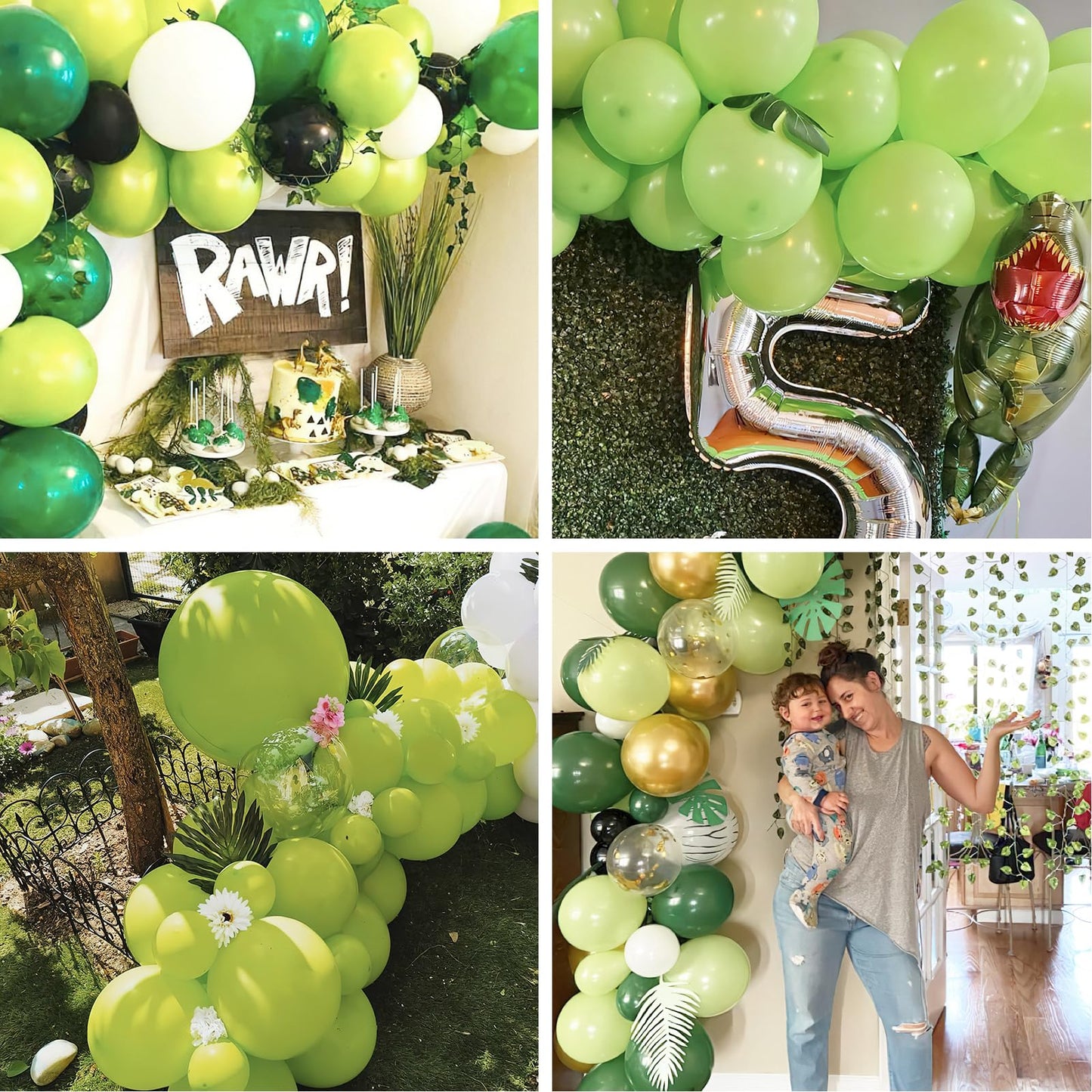 PartyWoo Lime Green Balloons 100 pcs Different Sizes of 36 18 12 10 5 Inch Neon Yellowish Light Green Latex Balloon Arch Kit Garland for Graduation Halloween Summer Birthday Party Decorations Green-Y6
