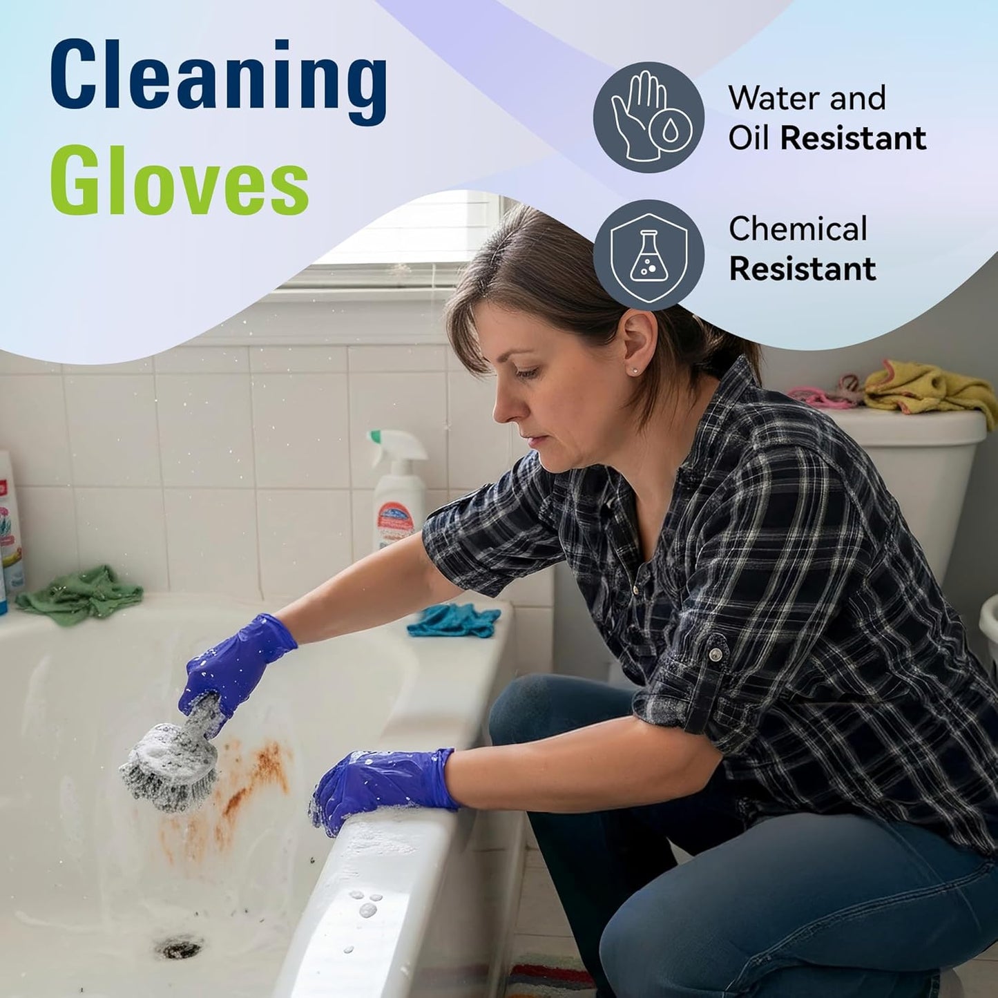SWIFTLITE Disposable Nitrile Gloves - Food Safe, Latex-Free & Powder-Free | Ideal for Cooking & Cleaning