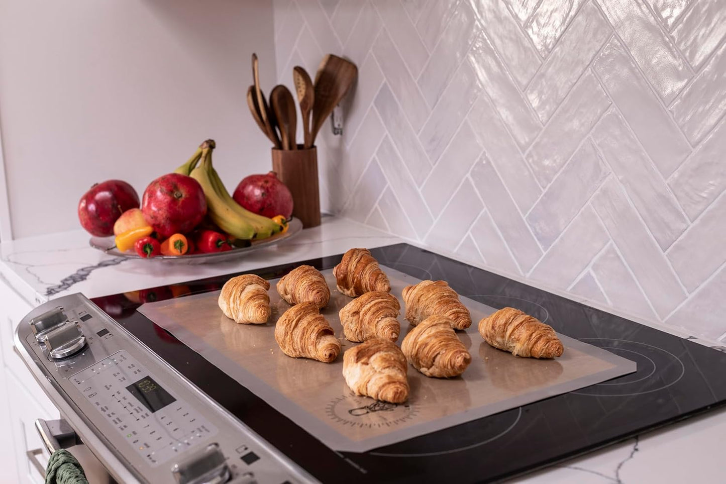 Silicone Baking Mats - Non-Stick Baking Sheet Liners, Oven Safe, Full Size 16 x 24 Inch (Pack of 2)