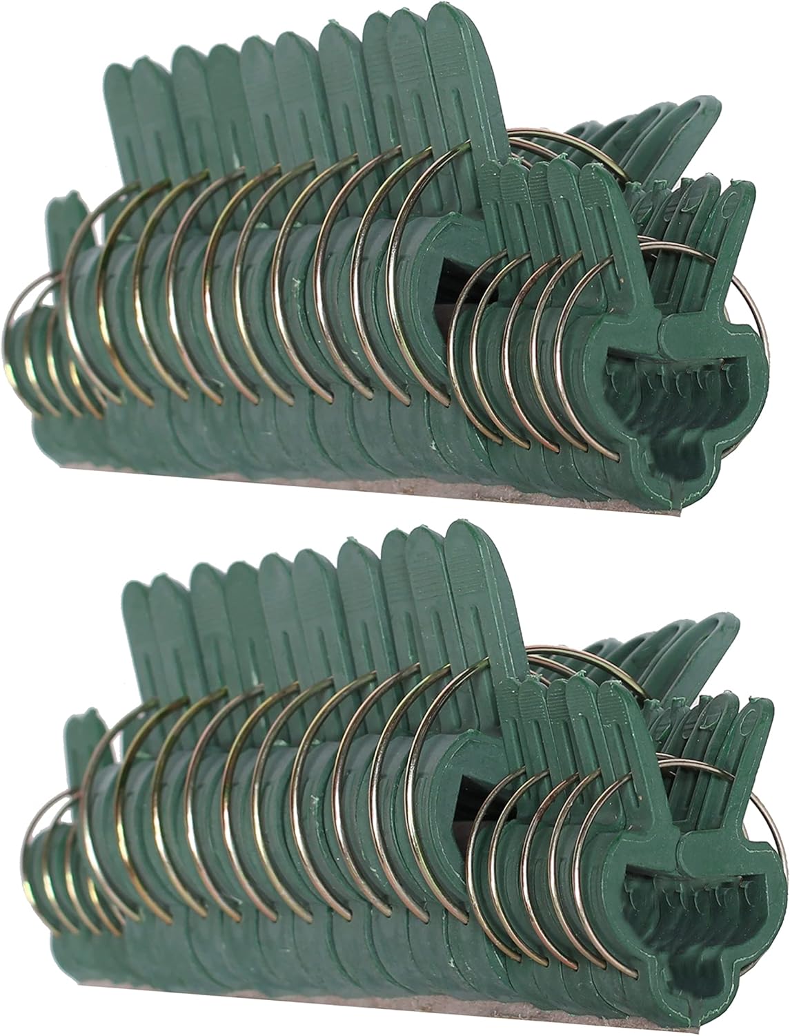 RamPro Plant Clips - 40 Piece Green Gardening Tool for Supporting Stems & Vines