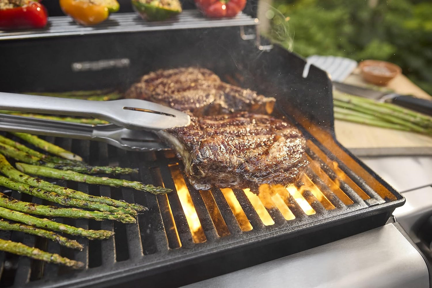 Weber Spirit E-325 Natural Gas Grill - 3 Boost Burners, Black | Porcelain-Enameled Grates & Sear Zone