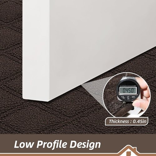 BEQHAUSE Dirt Trapper Door Mat - Non-Slip, Washable, Absorbent Entrance Mat | 32" x 48", Brown