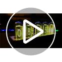 ClocTeck Nixie Tube Clock with Wi-Fi, Alarm, Timer, 12/24H Display, No Assembly Needed (Wood Grain)
