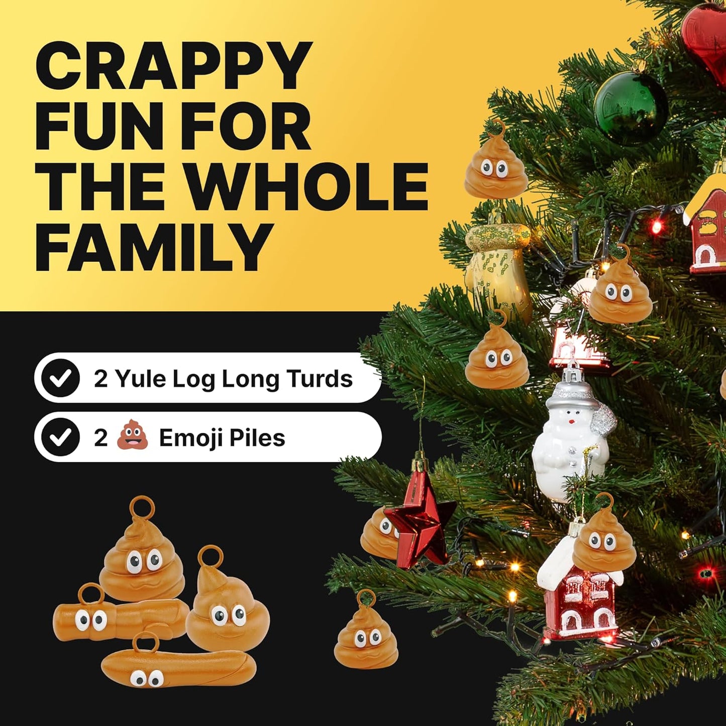 Redneck Plunger Christmas Tree - Funny Toilet Humor Holiday Gift for Adults