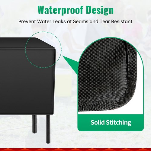 iCOVER Patio Cover - Heavy Duty 600D Protection for Camp Chef 2 Burners Stove | Durable Camping Gear
