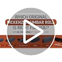 OPTP The Original McKenzie D-Section Lumbar Roll - Large, Firm Support, Standard Packaging