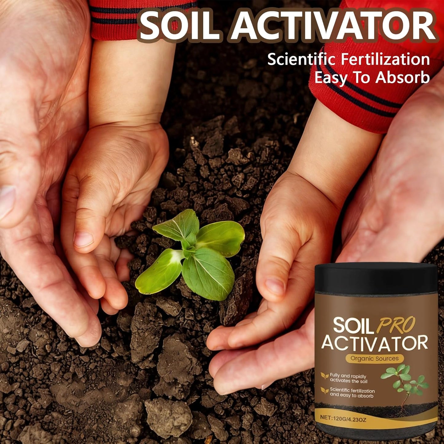 Nauticos Soil Activator - Organic Water-Soluble Formula for Optimal Nutrient Uptake | 2-Pack for Enhanced Plant Growth