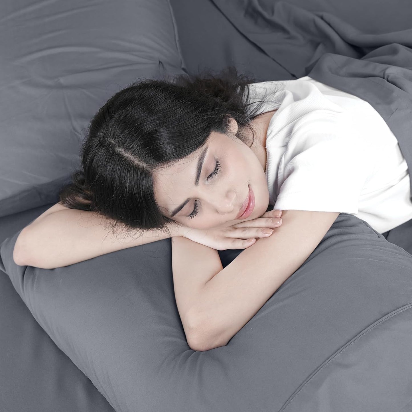 Utopia Bedding Queen Bed Sheets Set - Soft Brushed Microfiber | Fade & Shrink Resistant - Grey