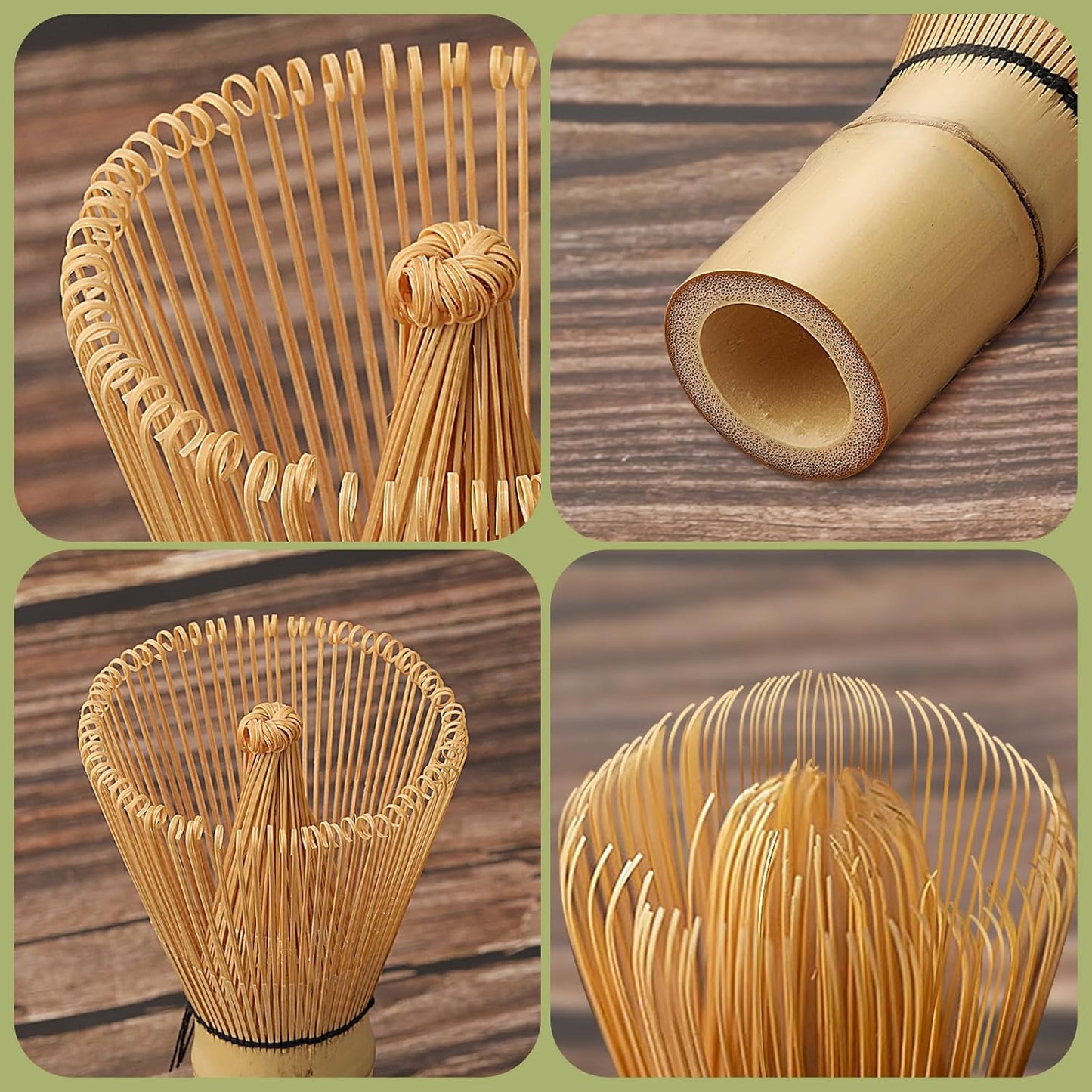 Traditional Matcha Whisk - 100-Prong Chasen for Authentic Japanese Tea Ceremony | Handcrafted Mixer for Premium Matcha