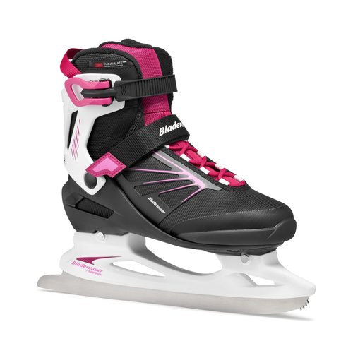 Bladerunner Ice by Rollerblade Igniter XT Women's Adult Ice Skates, Black and Fuchsia
