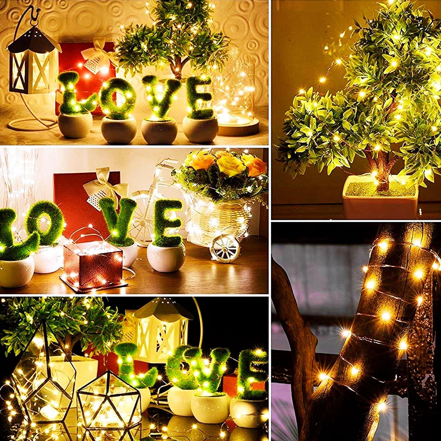 2 Pack 140Ft 400 LED Fairy Lights Battery Operated with Remote & Timer, Silver Wire Twinkle Lights Outdoor Indoor, Waterproof Fairy String Lights for DIY Bedroom Christmas Parties Tree Garden Decor