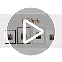 KINLINK Black A5 Picture Frame with Mat, Solid Wood, 4x6 & Wall Mount
