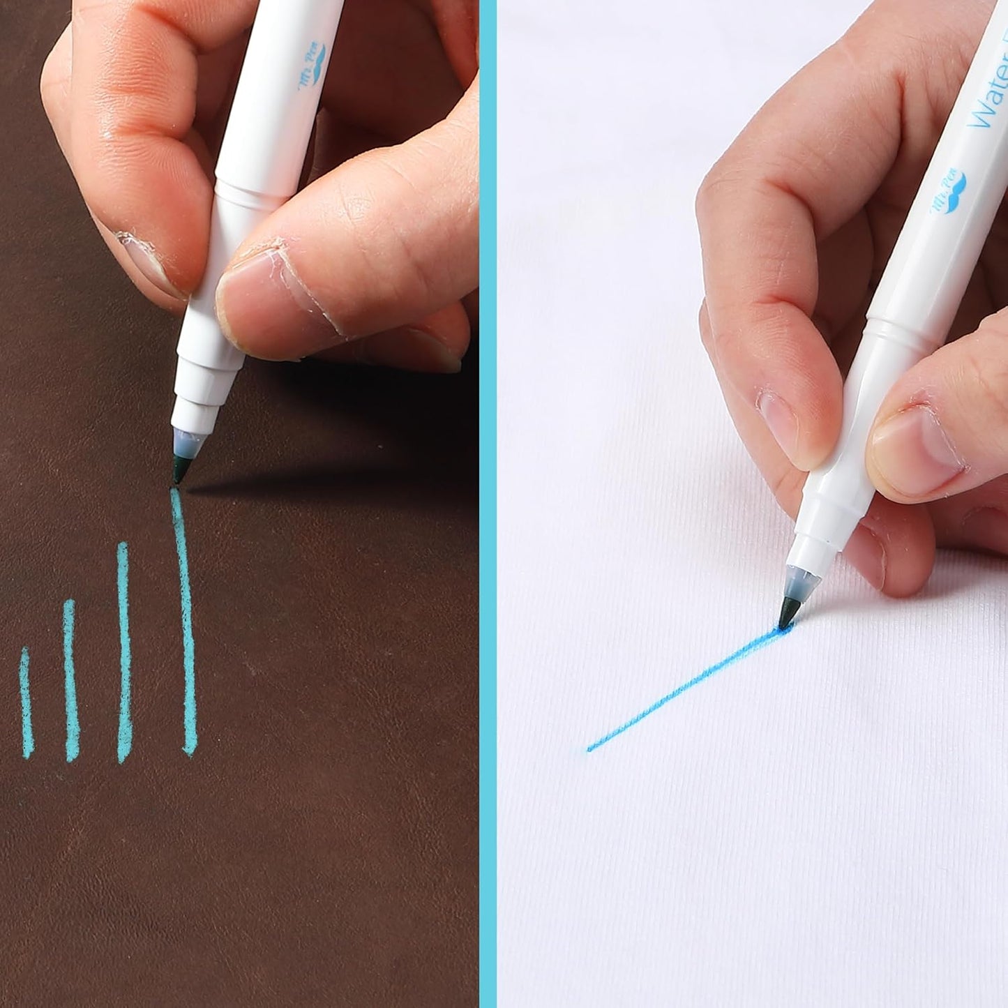 Mr. Pen Fabric Markers - Erasable & Water Soluble, 5 Pack in Blue | Perfect for Sewing Projects