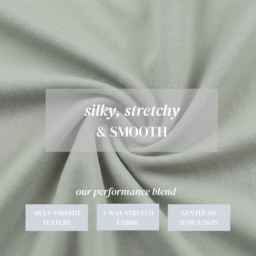 Beckham Hotel Collection Cooling Pillowcases - Silky Soft & Breathable | Standard/Queen Size Set of 2, Aqua Gray