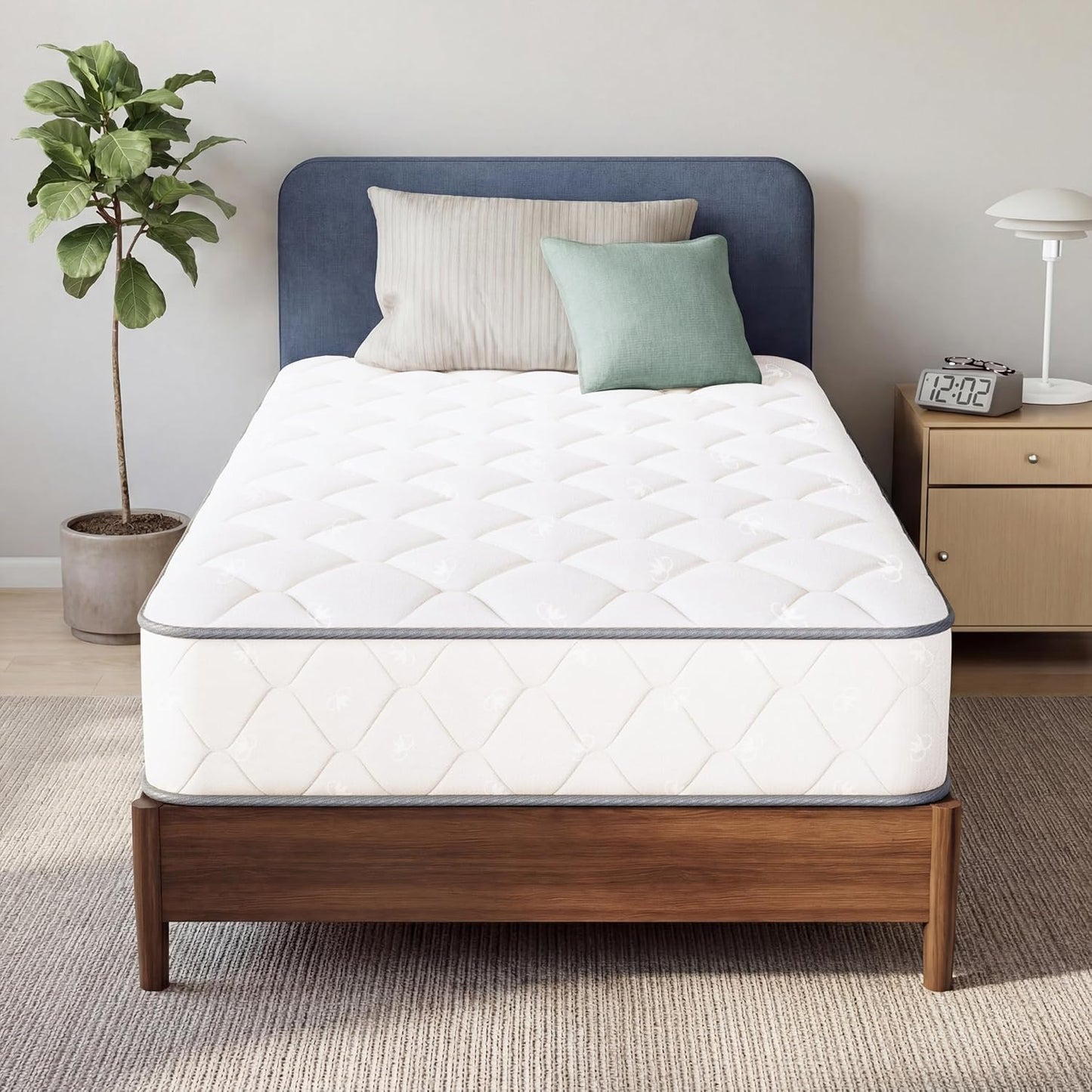 Neo Sleep Twin Size Mattress - 8-Inch Hybrid Comfort with Cooling Gel Memory Foam & Pressure Relief