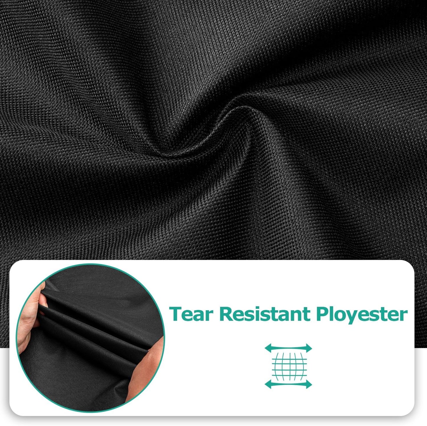 SunPatio Griddle Cover - Heavy Duty Waterproof Protection for Blackstone 28" Pro Series | 60 Inch Black