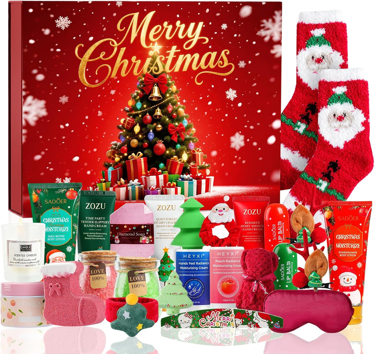 Regine Switzerland Beauty Advent Calendar 2025 - 24 Days of Makeup & Skincare Gifts for Women & Teens
