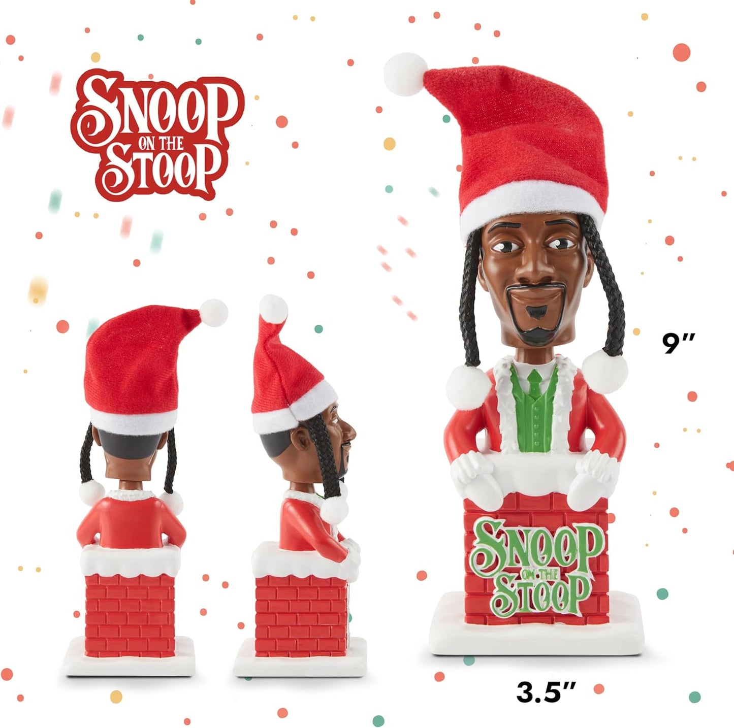 Snoop Dogg Bobblehead - Fun Christmas Dashboard Decoration | Unique Gift Idea