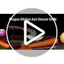 ROCOCO 6.2-Inch Viking Cleaver Knife - Kitchen Meat Chopping Axe & Sheath