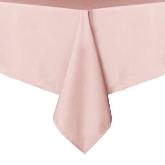 sancua Rectangle Tablecloth - 60 x 84 Inch - Stain and Wrinkle Resistant Washable Polyester Table Cloth, Decorative Fabric Table Cover for Dining Tables, Buffet Parties and Camping, Blush