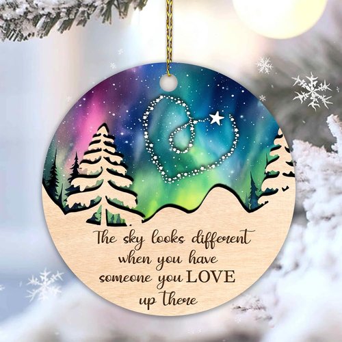 Hyturle Memorial Christmas Ornaments - Suncatcher Tribute for Loved Ones | Sympathy Gifts for Parents