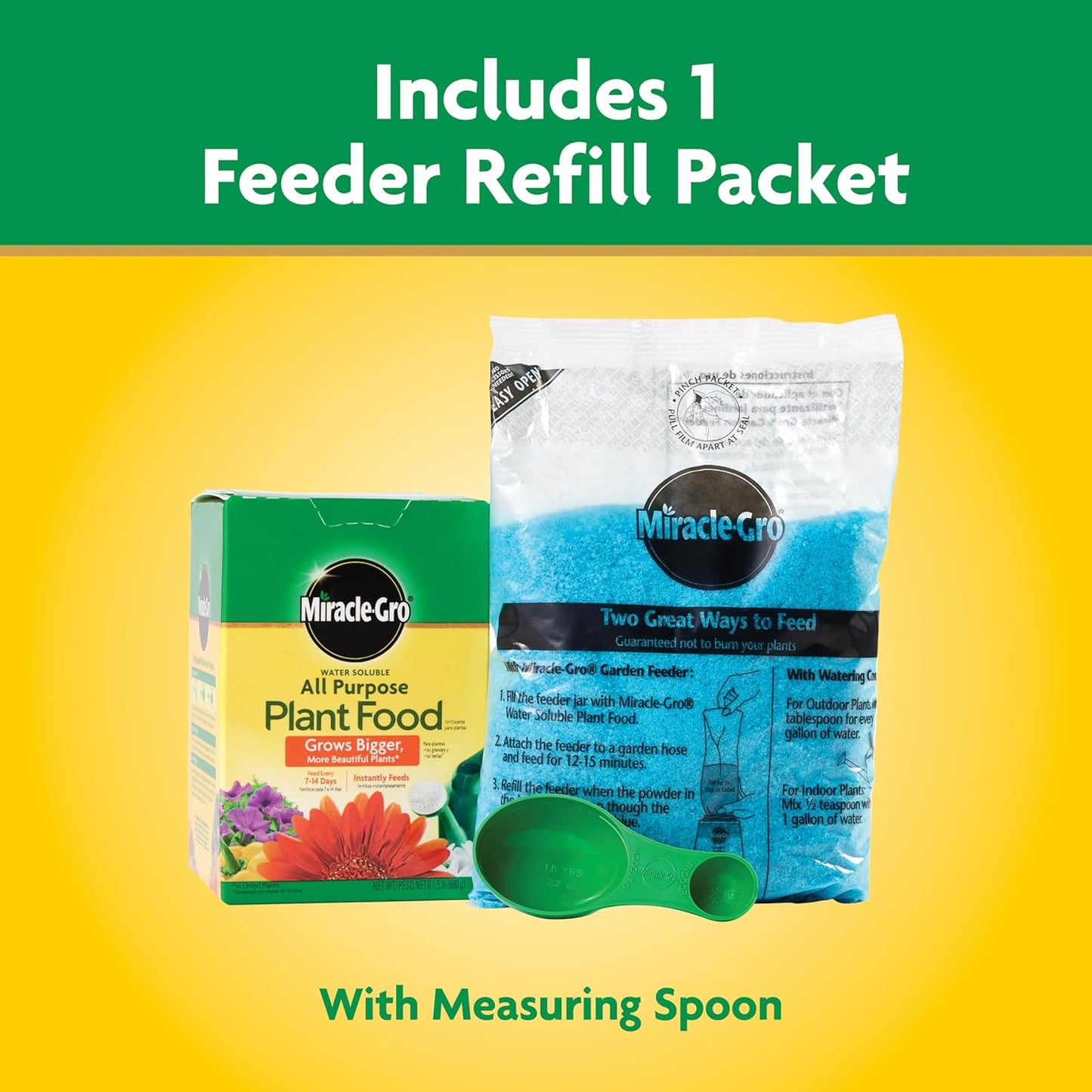 Miracle-Gro Water Soluble All-Purpose Plant Food - Fertilizer for Indoor & Outdoor Plants | 1.5 lbs